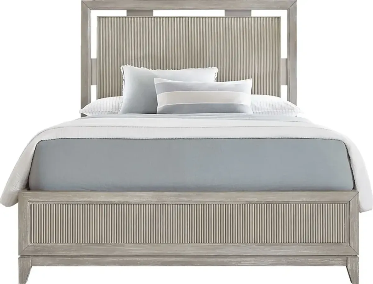 Bellante Gray 5 Pc Queen Panel Bedroom