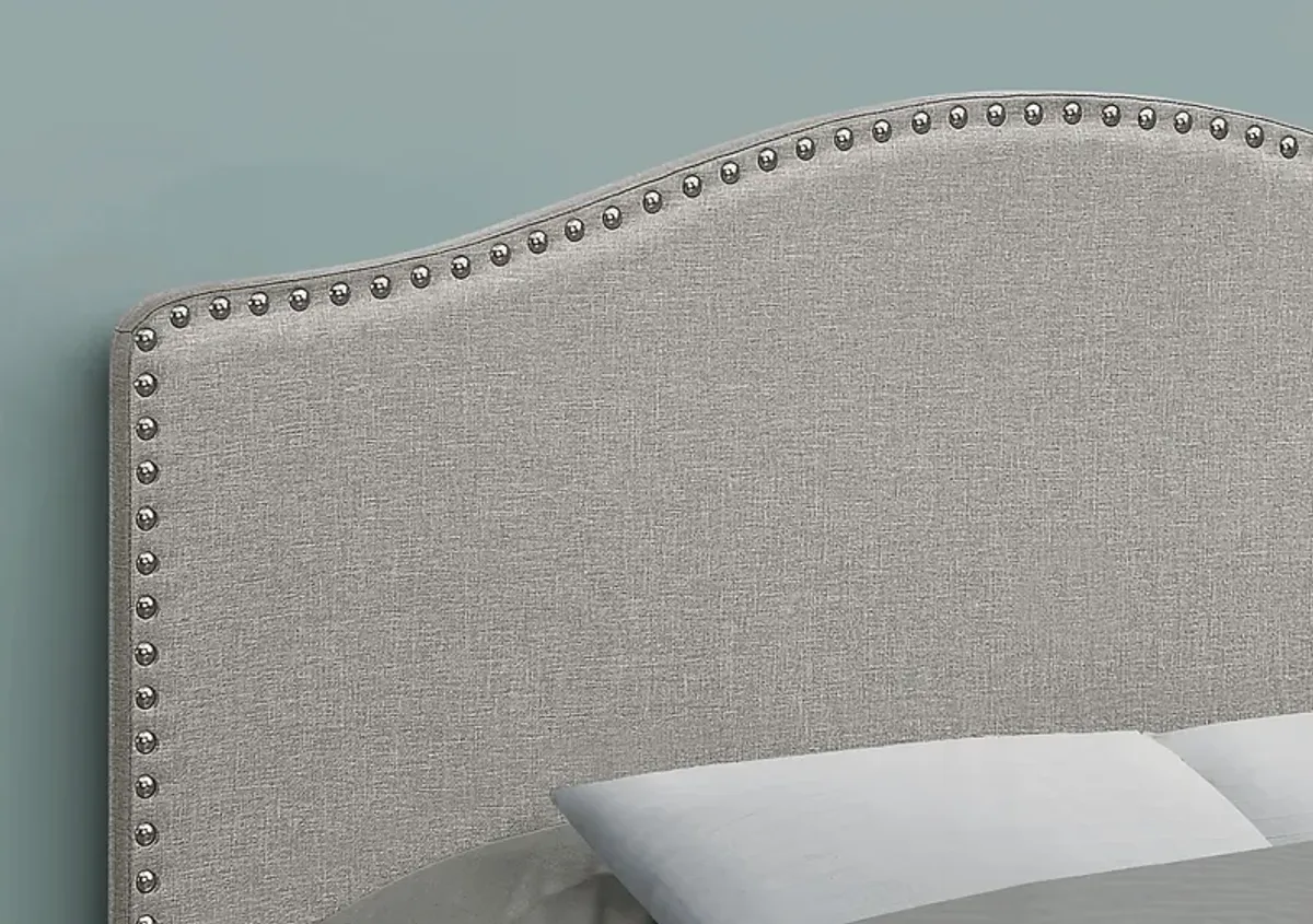 Quencer Gray Full Headboard