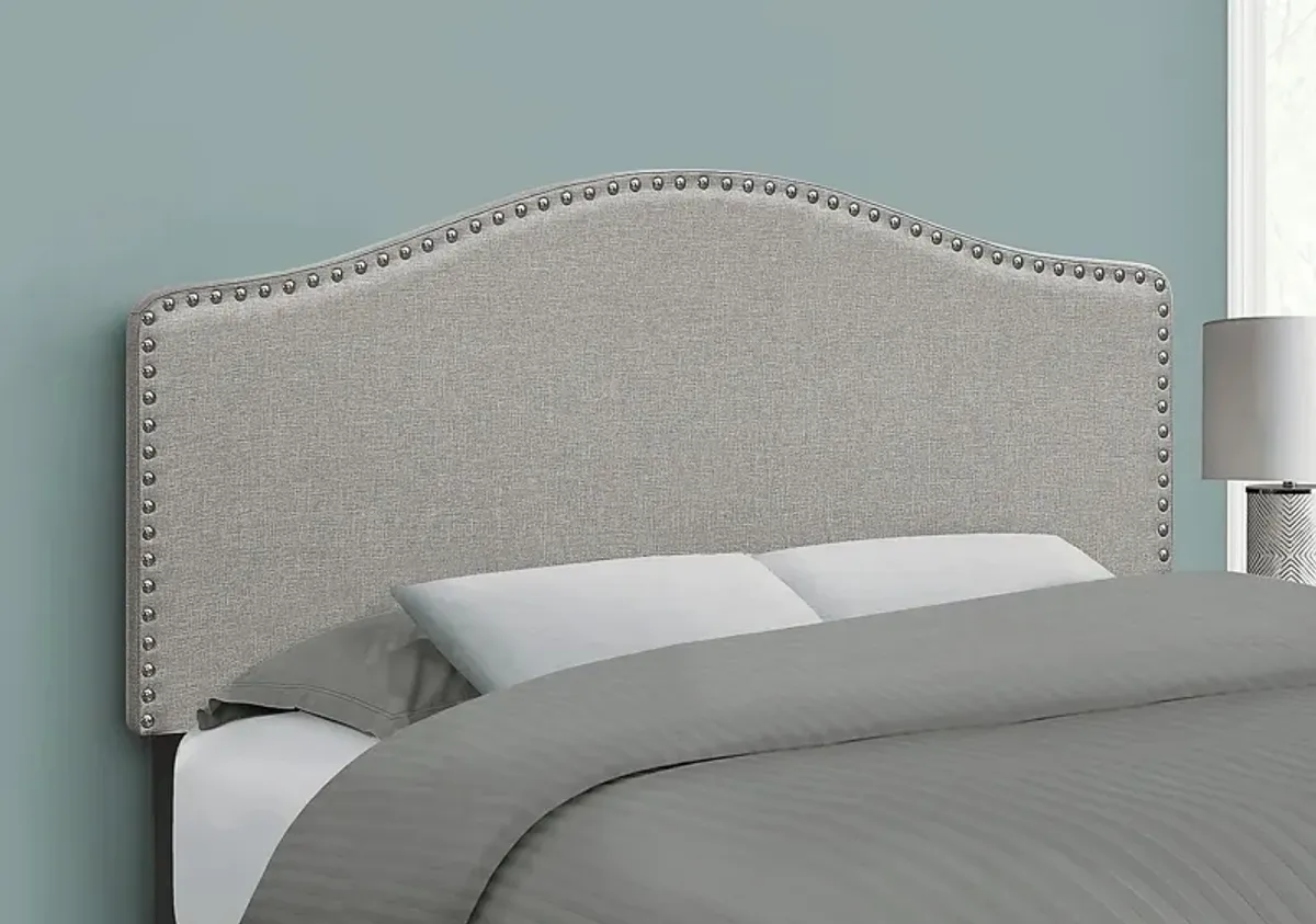 Quencer Gray Full Headboard