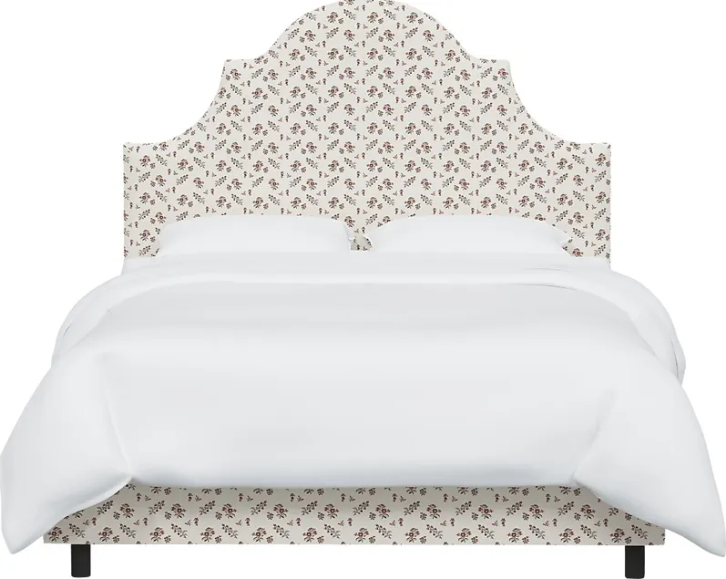 Barn Chic Beige Full Upholstered Bed