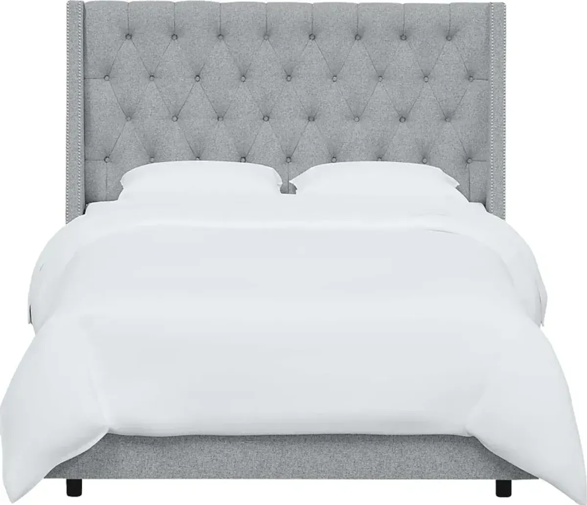 Aidyl Light Gray Full Bed