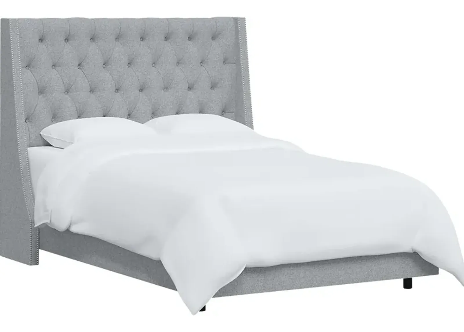 Aidyl Light Gray Full Bed