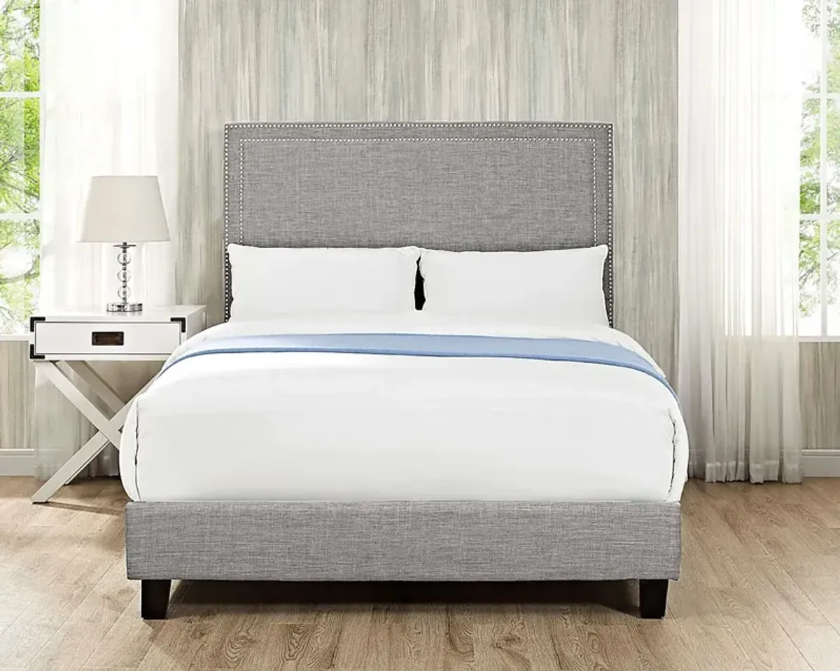 Draeger Gray Full Platform Bed