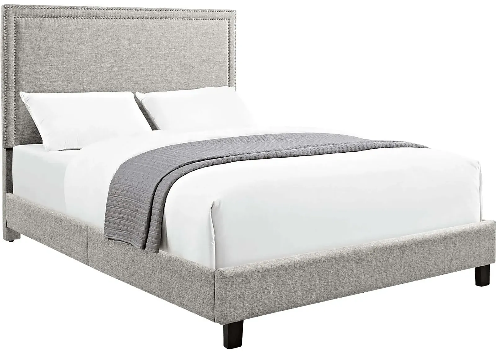 Draeger Gray Full Platform Bed