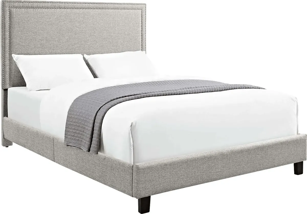 Draeger Gray Full Platform Bed