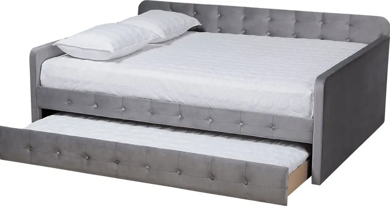 Kamrath Gray Queen Daybed with Trundle