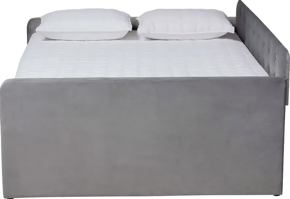 Kamrath Gray Queen Daybed with Trundle