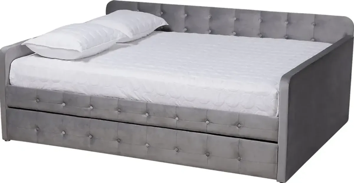 Kamrath Gray Queen Daybed with Trundle