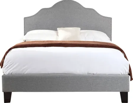 Lenosa Gray Queen Upholstered Bed
