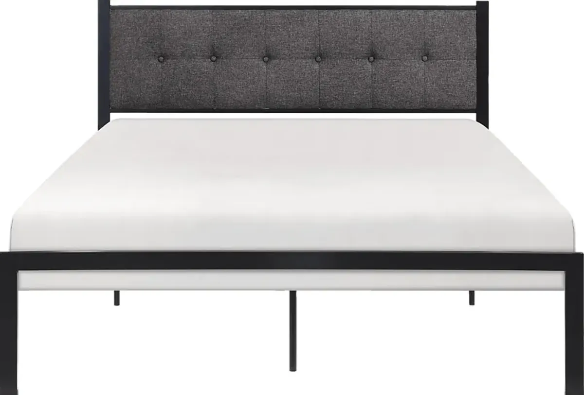 Harllan Gray Full Platform Bed