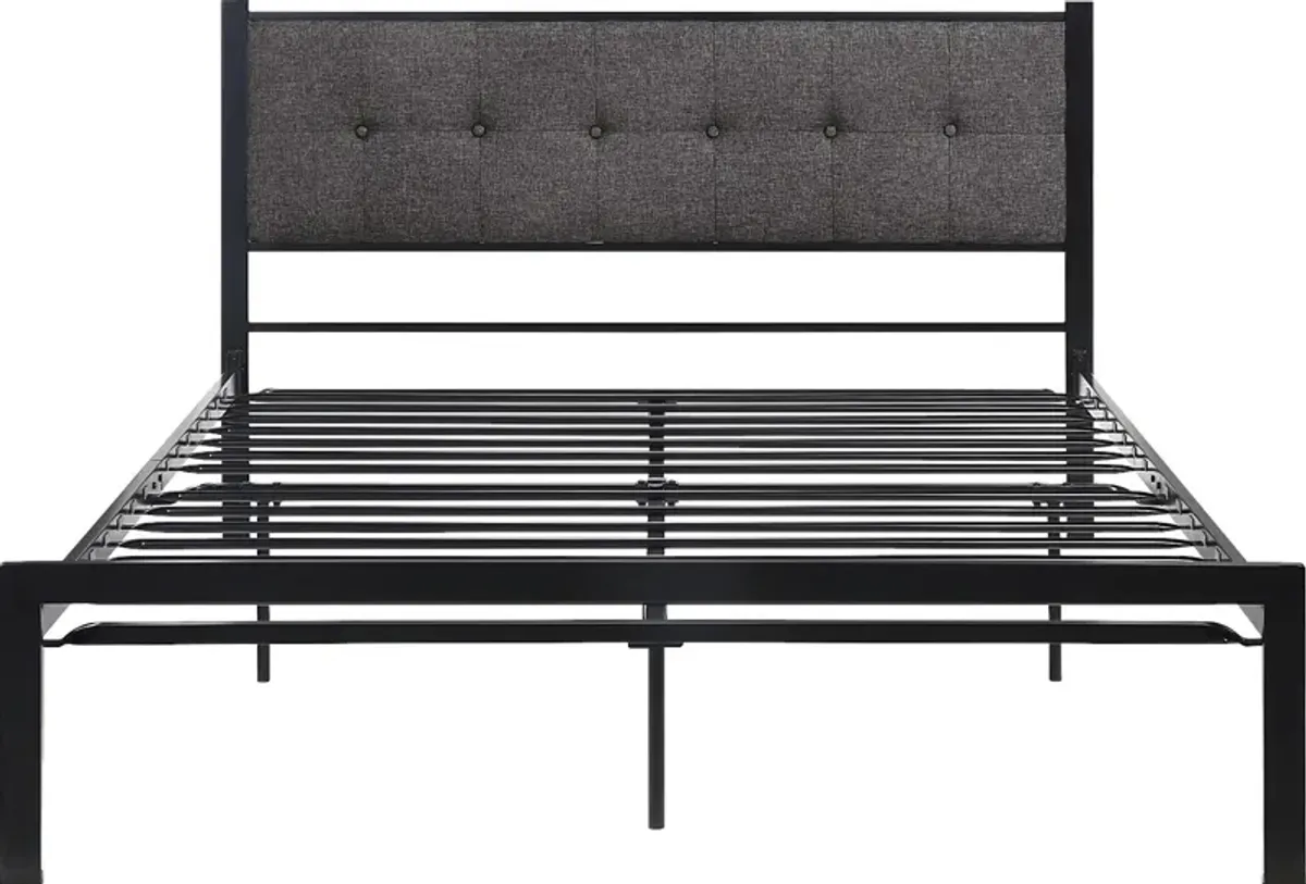 Harllan Gray Full Platform Bed