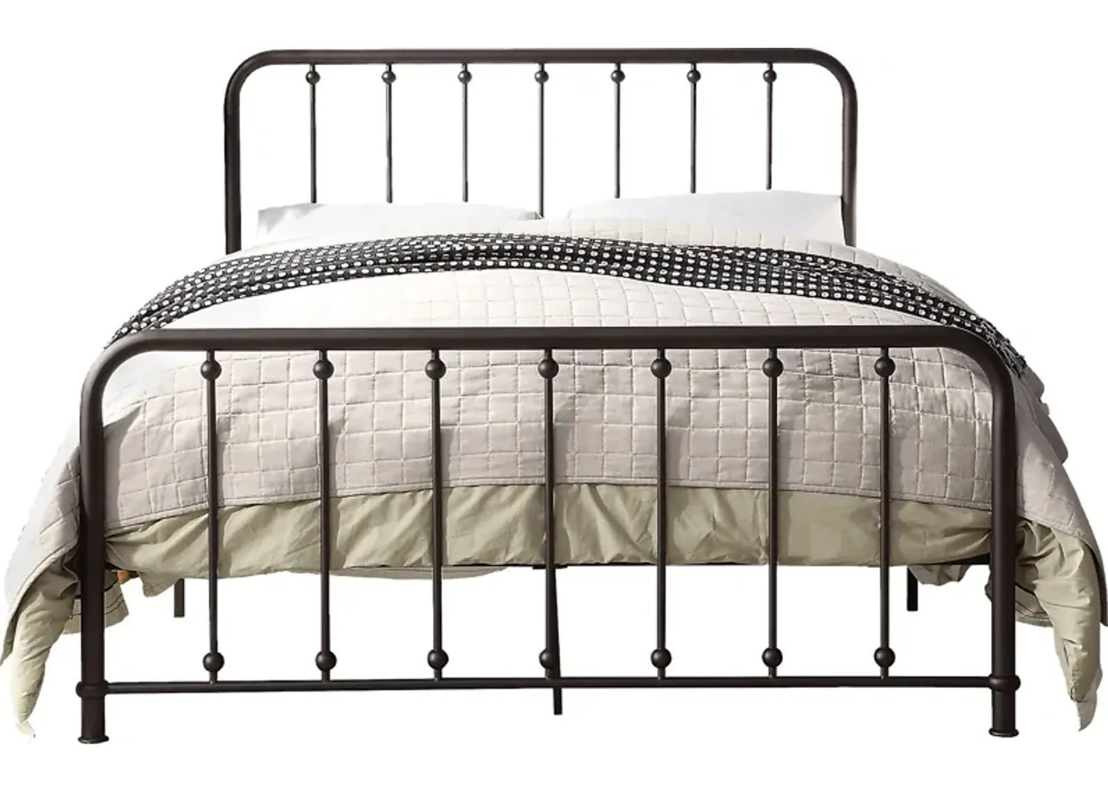 Lasula Brown Full Post Bed