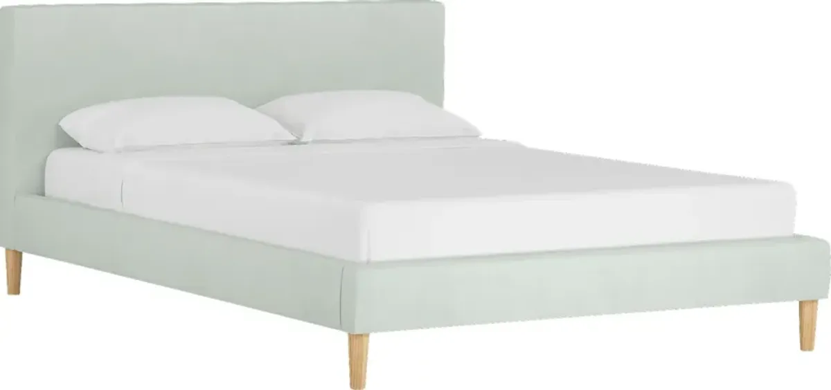 Spring Jewels Basil Queen Upholstered Bed