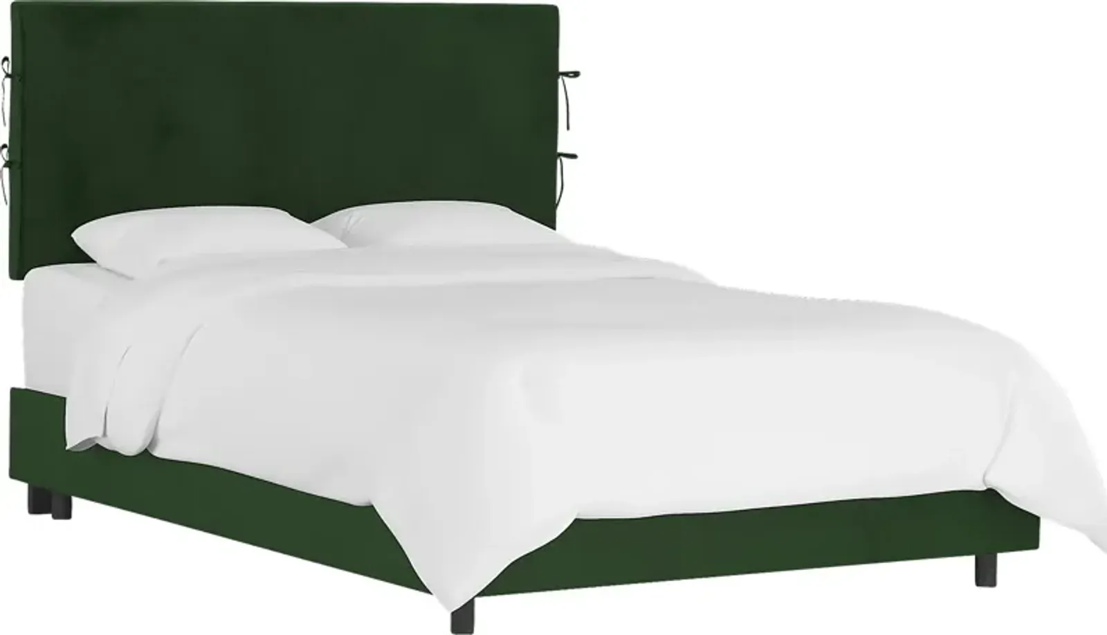 Deep Forest Emerald Queen Upholstered Bed