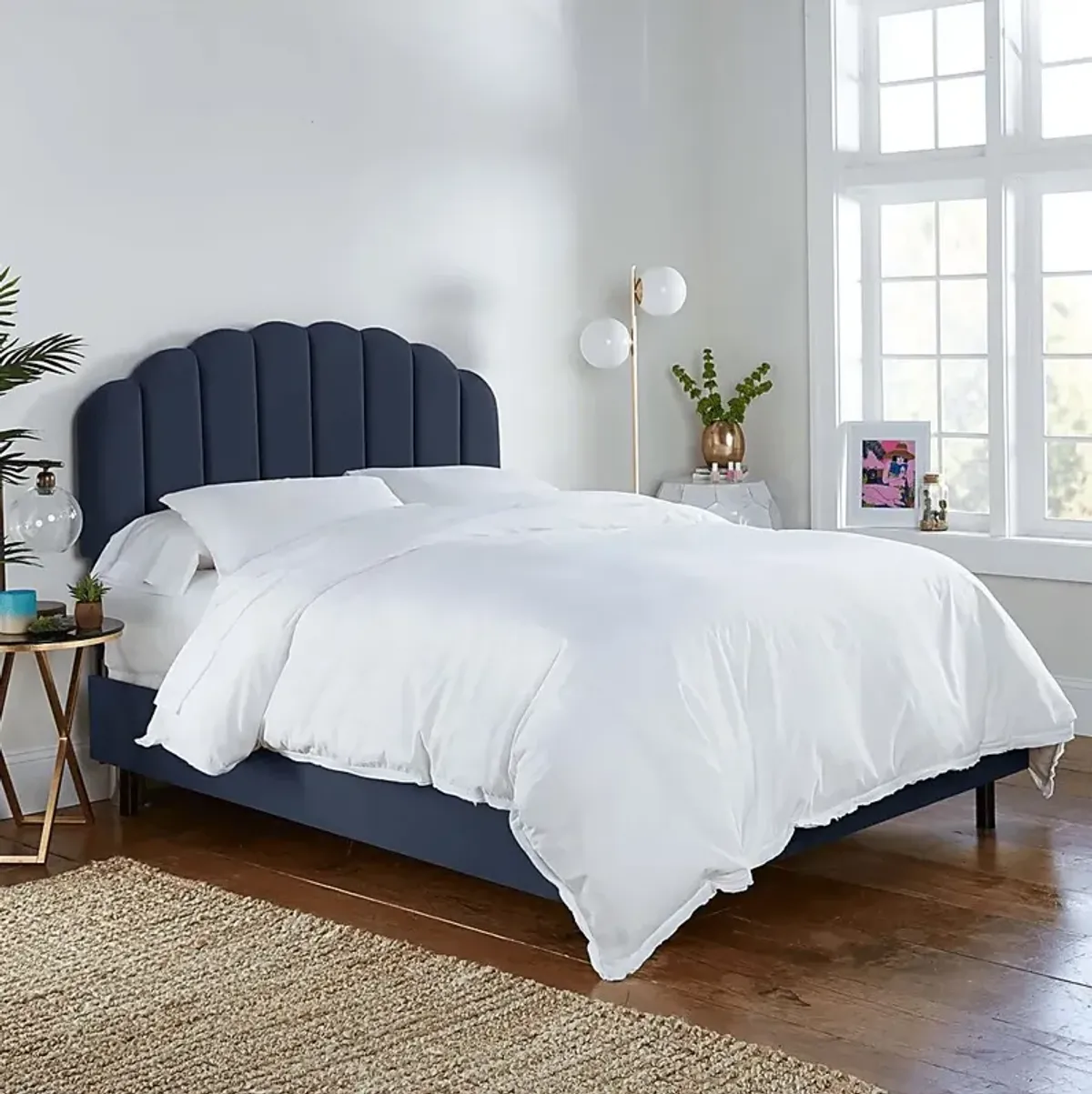 Eloisan Dark Blue Full Bed