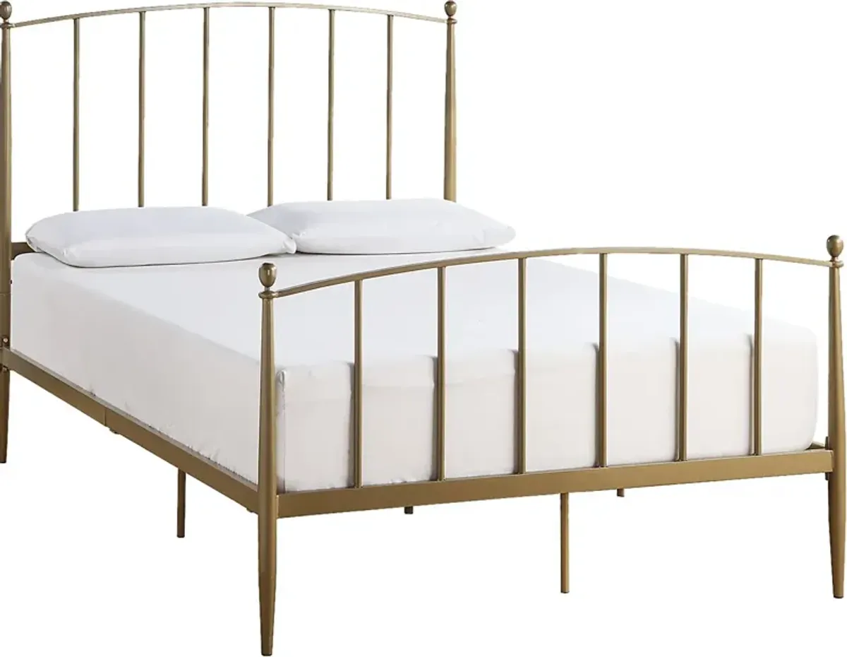 Alicemont Gold Full Platform Bed