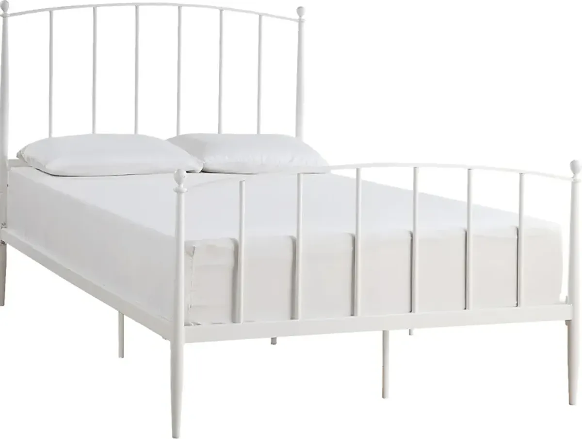 Baronwood White Full Platform Bed