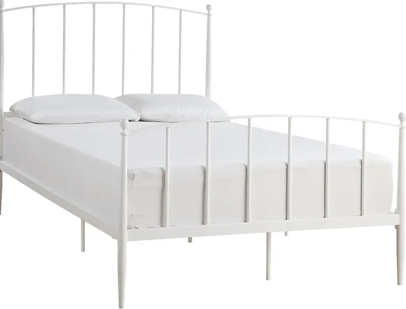 Baronwood White Full Platform Bed