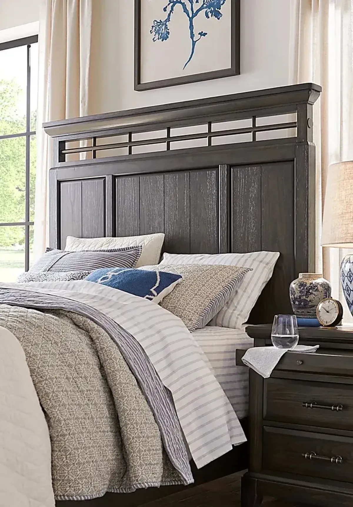 Montana Ridge Brown 8 Pc King Panel Bedroom