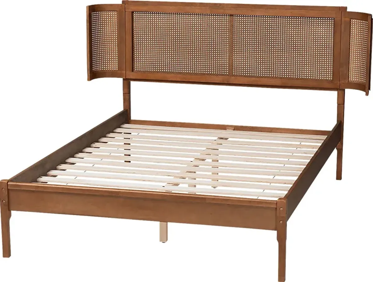 Mayme Brown Full Platform Bed