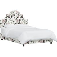 Barn Chic Cream Queen Upholstered Bed