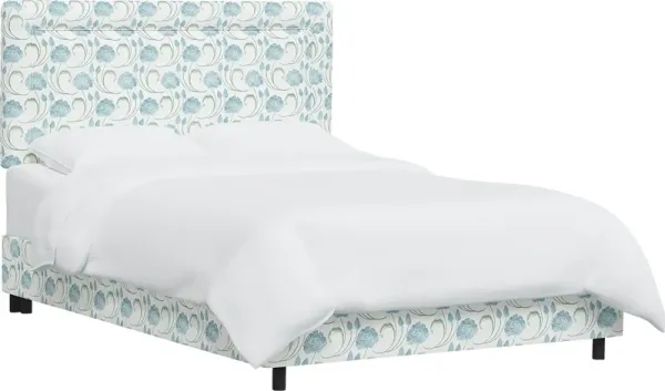 Meadow Breeze Sage Queen Upholstered Bed