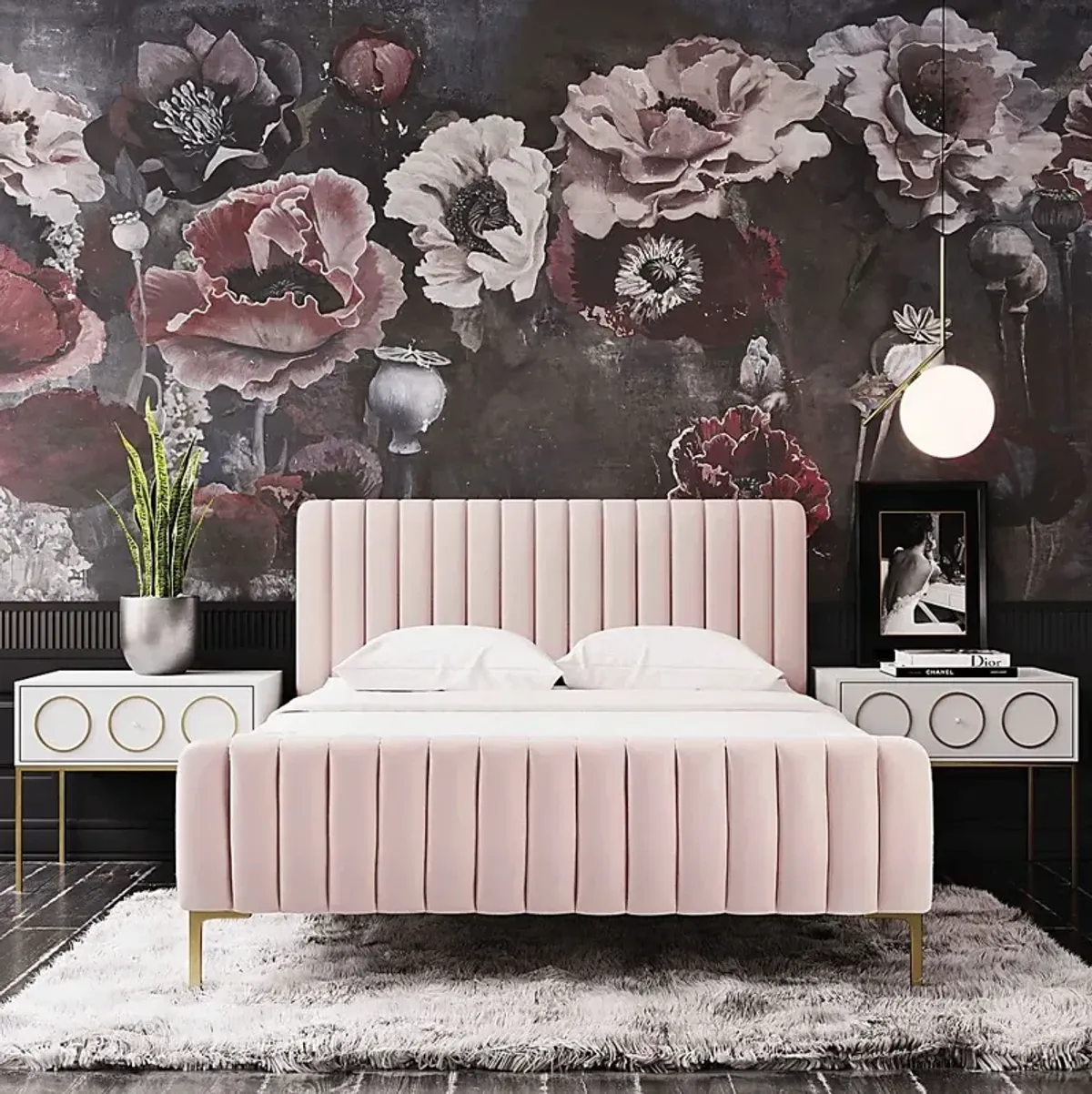 Delia May Pink Blush Full Bed