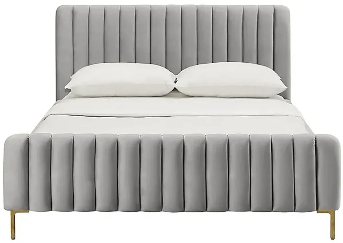 Delia May Gray Full Bed