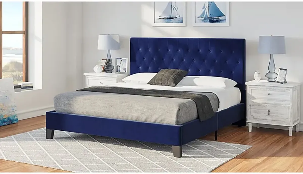 Ambiwood Blue Full Bed