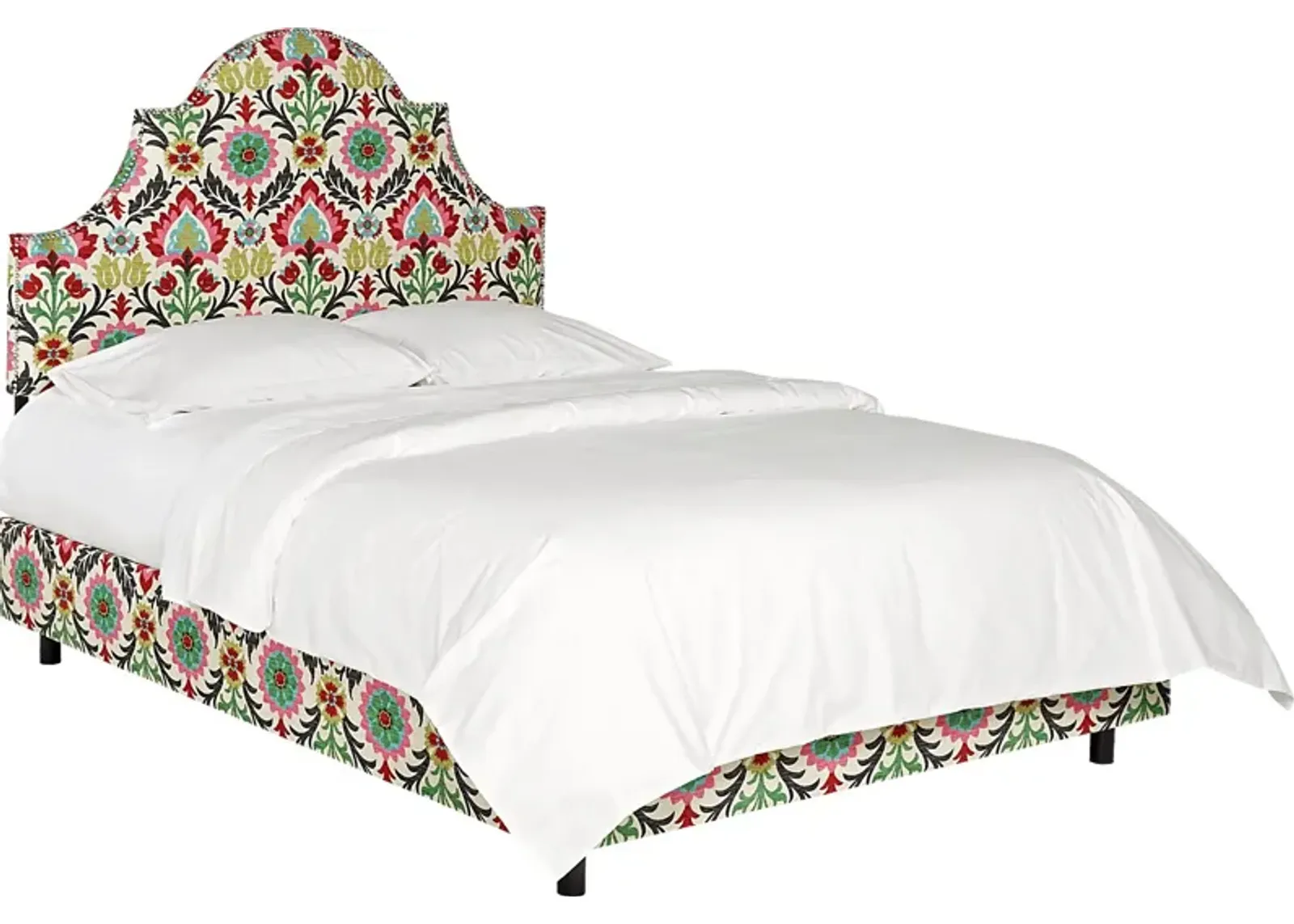 Kids Vallie Green Floral Full Bed