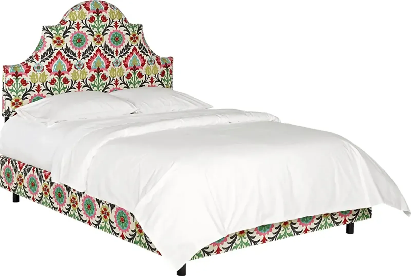 Kids Vallie Green Floral Full Bed