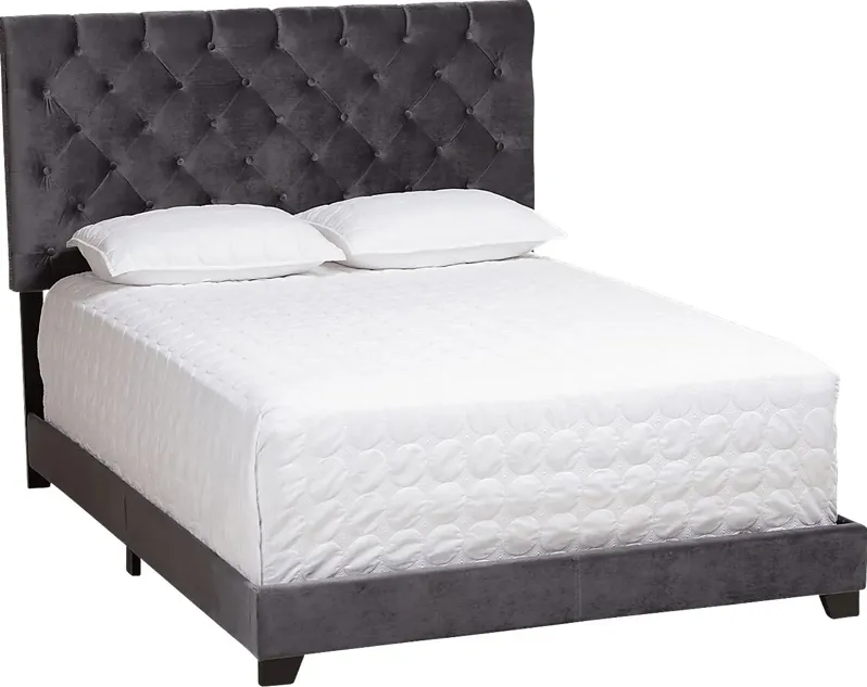 Panola Dark Gray Full Bed