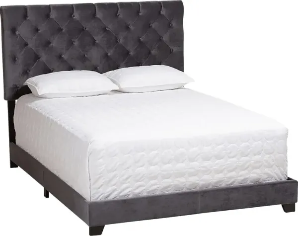 Panola Dark Gray Full Bed