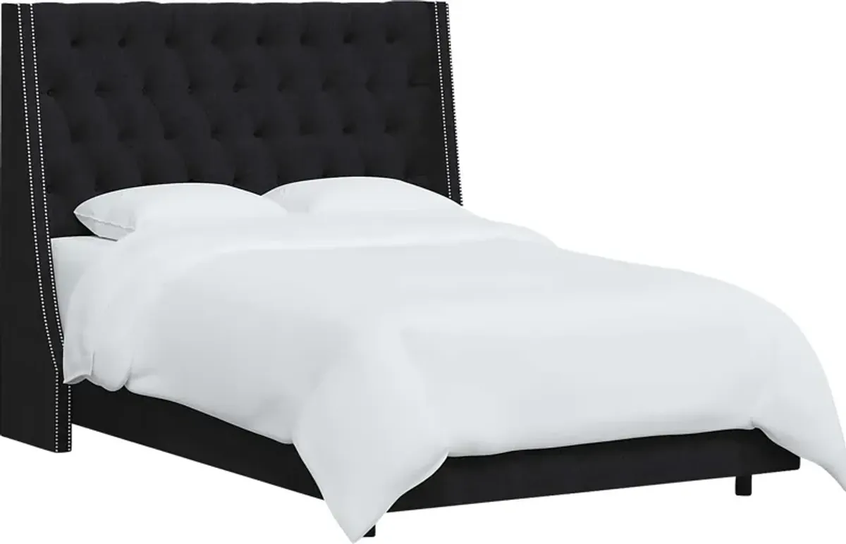 Aidyl Black Queen Bed