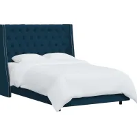 Aidyl Blue Queen Bed