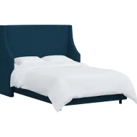 Alldenford Blue Queen Bed