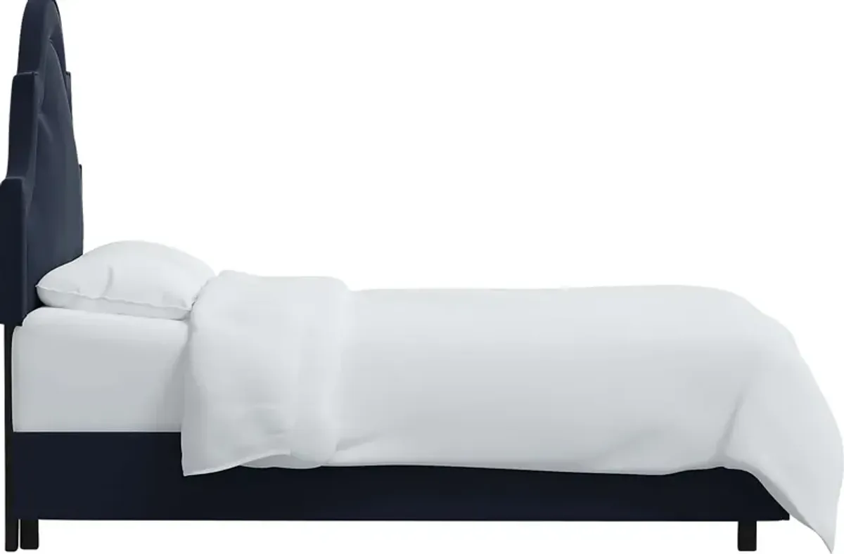 Aldimo Blue Queen Bed
