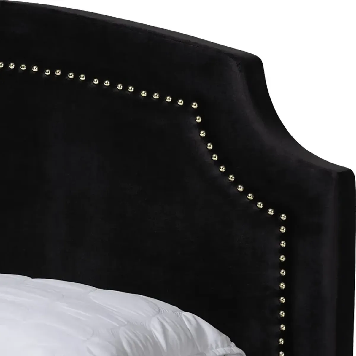 Anahma Black Queen Bed