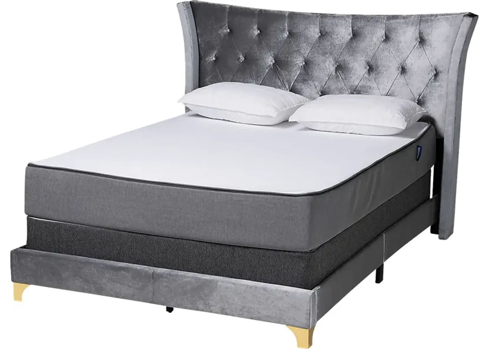 Aleida Gray Queen Bed