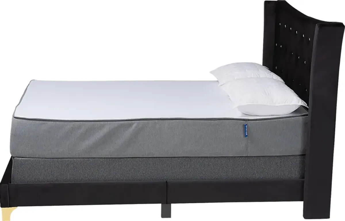 Aleida Black Queen Bed