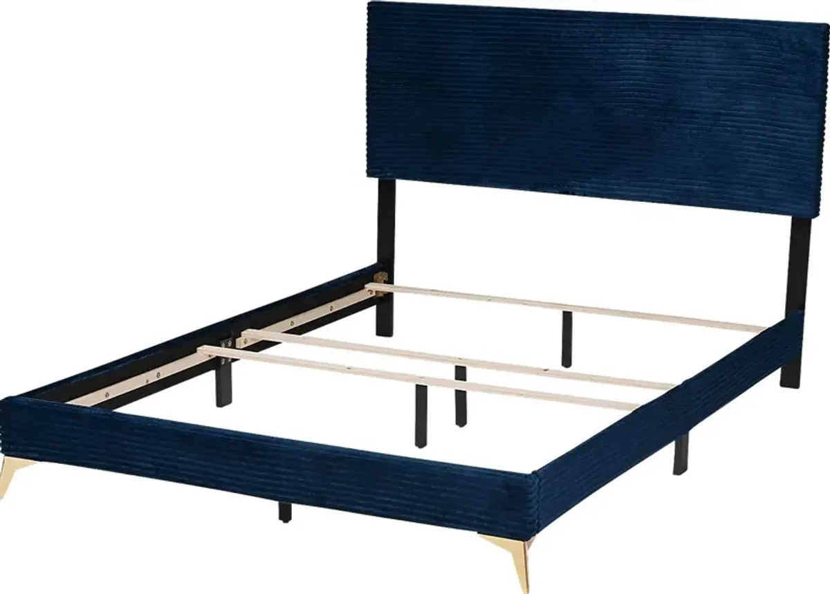 Alachua Blue Queen Bed