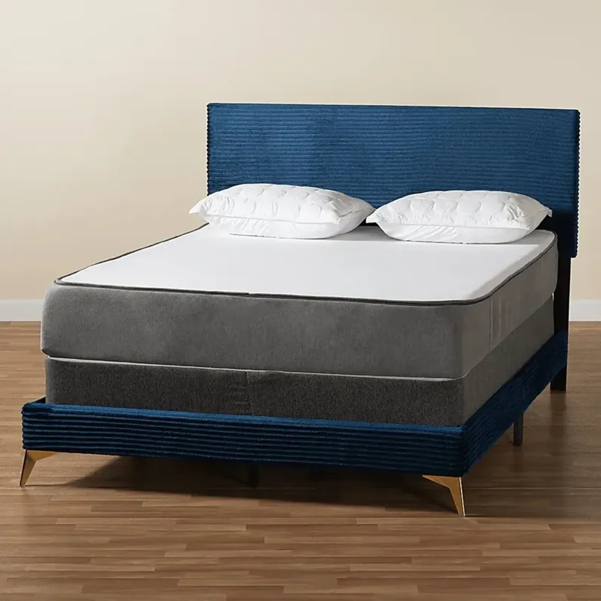 Alachua Blue Queen Bed