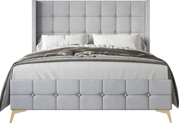Allpeina Gray Queen Bed