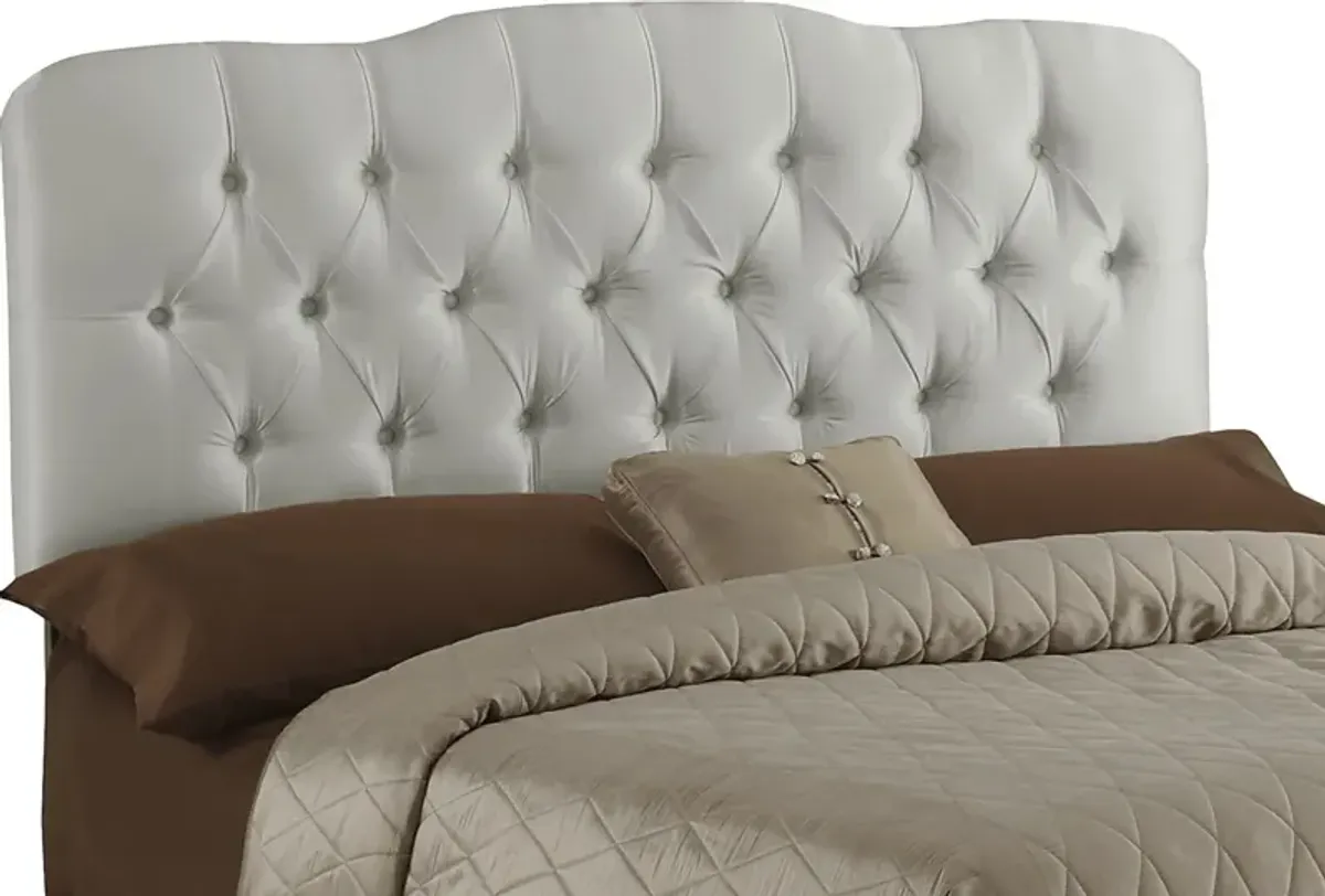 Althea Silver Full Headboard