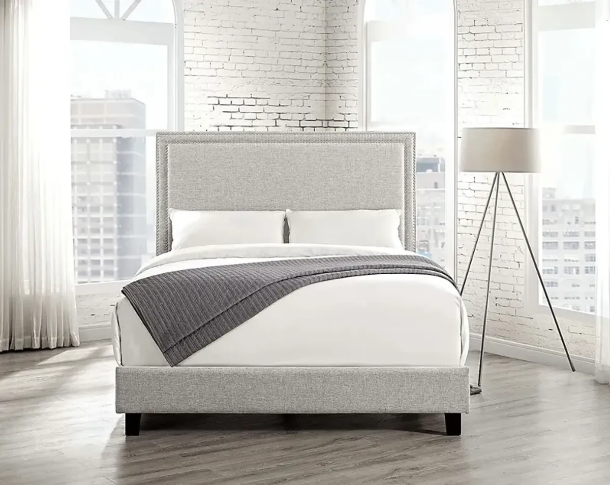 Draeger Gray Queen Platform Bed