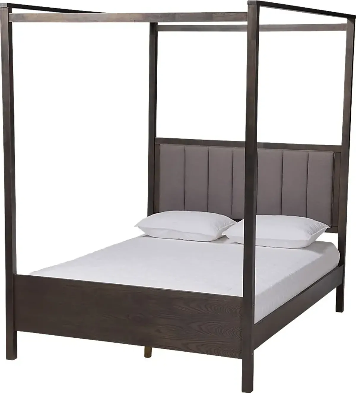 Lelane Gray King Canopy Bed