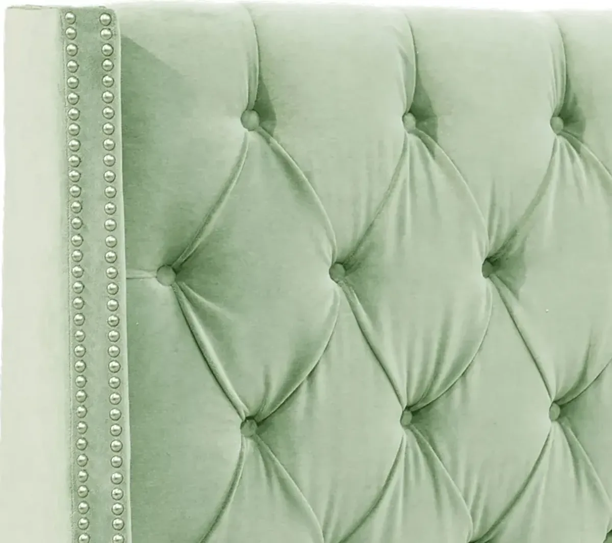 Garonne Green Queen Bed