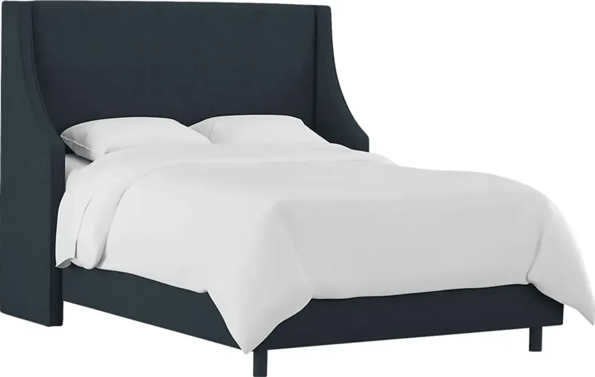 Allyena Navy Queen Bed