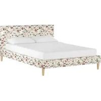 Sprucedale Rust King Upholstered Bed