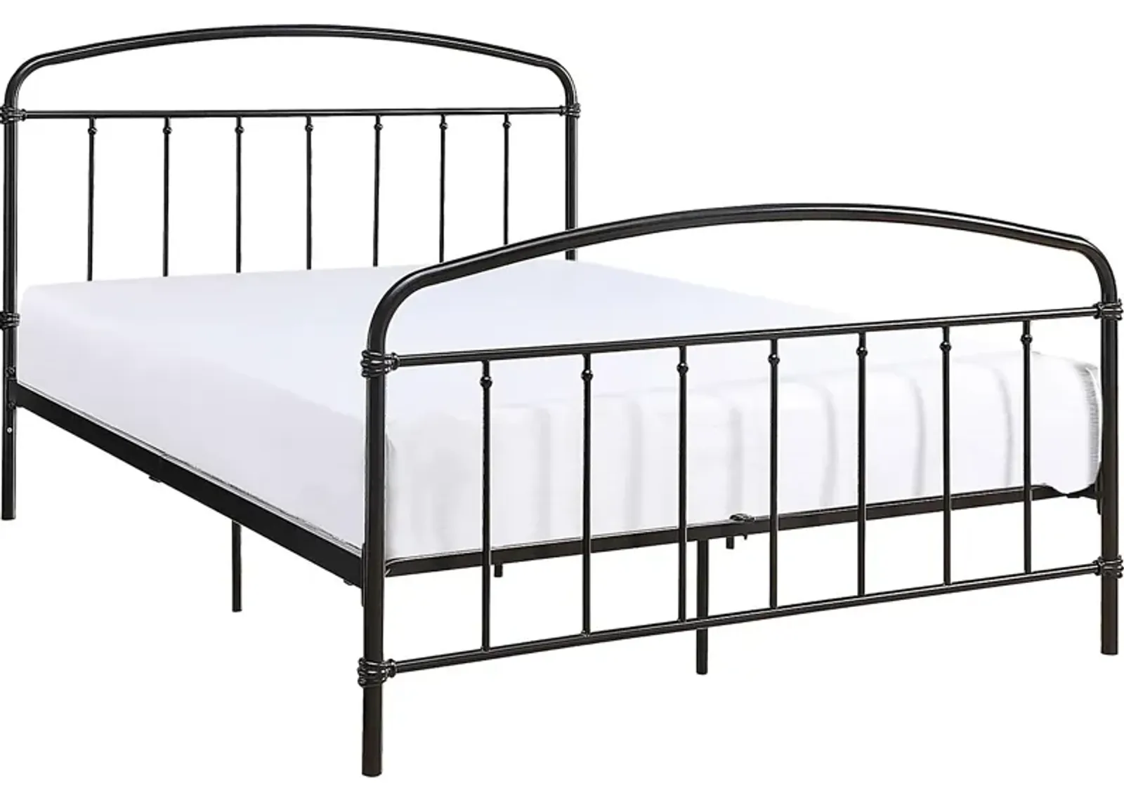 Airymont Black Queen Platform Bed